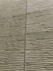 多彩塗装２色施工後の写真