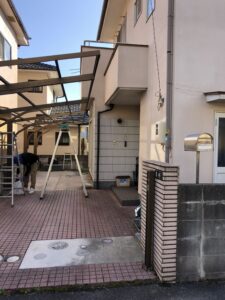 カーポートの屋根張り替え