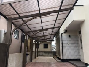 カーポートの屋根張り替え