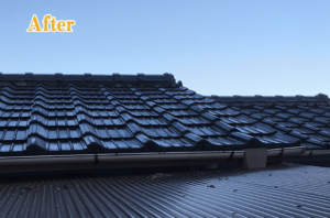 セメント瓦塗装の施工後画像