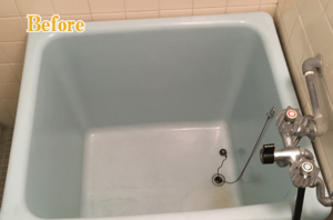 お風呂の塗装前画像
