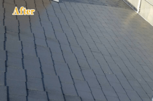 カラーベスト屋根施工後の完成屋根