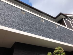 福山・外壁塗装・2色塗り・おしゃれ外壁塗装・施工実績・流行りの2色塗り