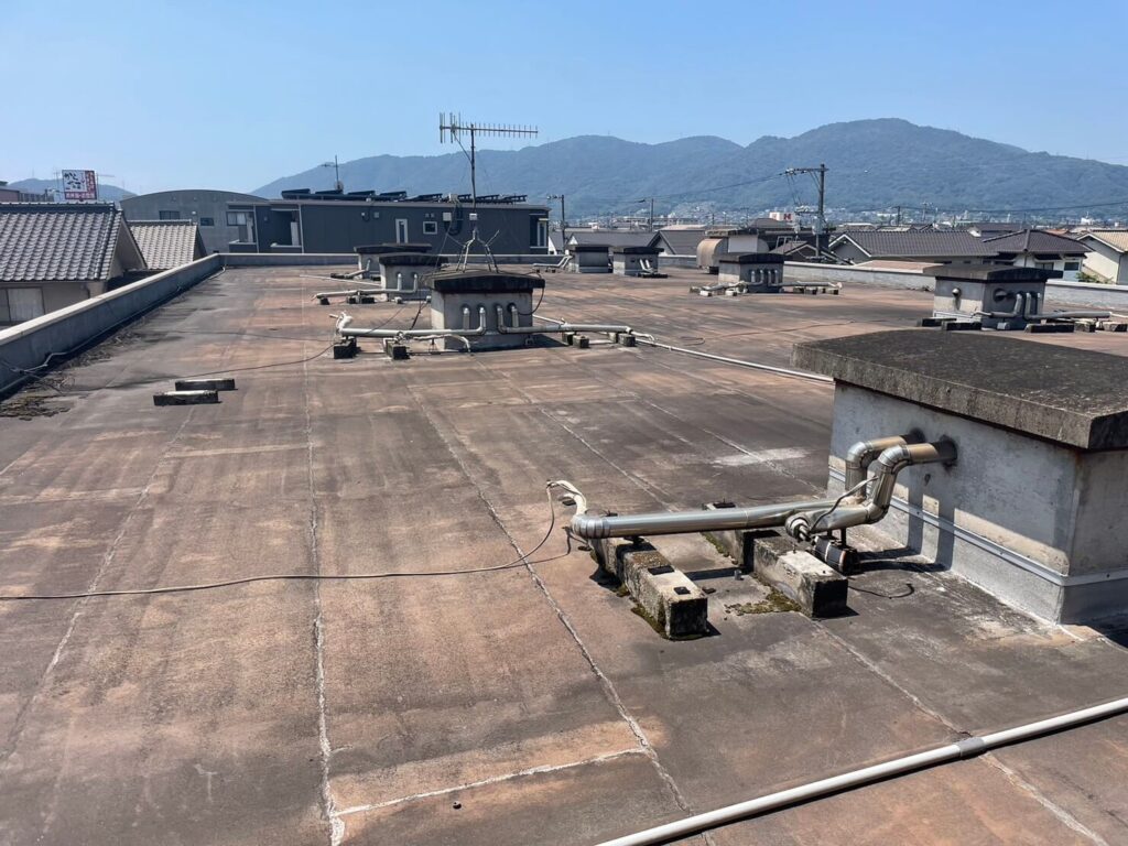 防水工事前の既存