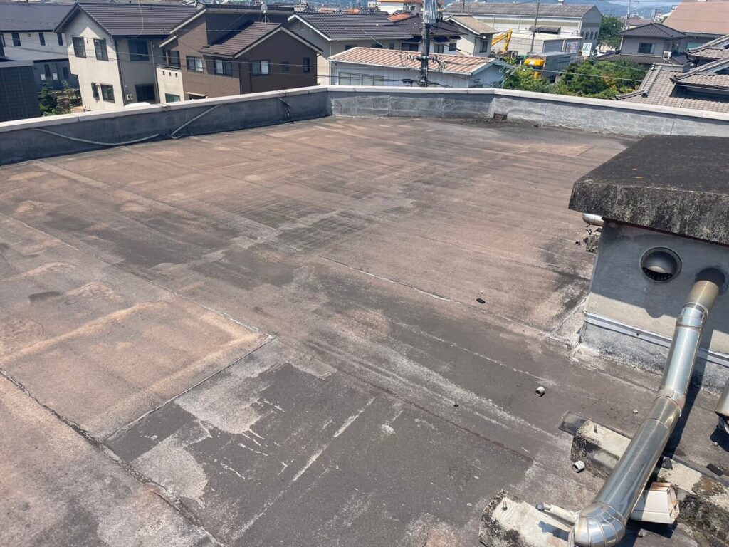 防水工事前の既存