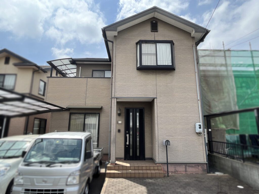 福山市　S様邸　屋根カバー工法　外壁塗装の施工実績前