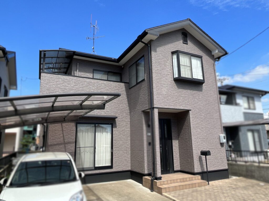 福山市　S様邸　屋根カバー工法　外壁塗装